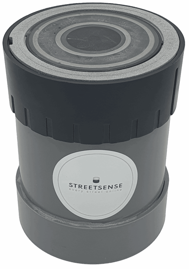 streetsense device in sleeve transparent
